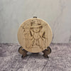 Luffy Wooden Coaster – One Piece – Straw Hat Pirate – Laser Engraved