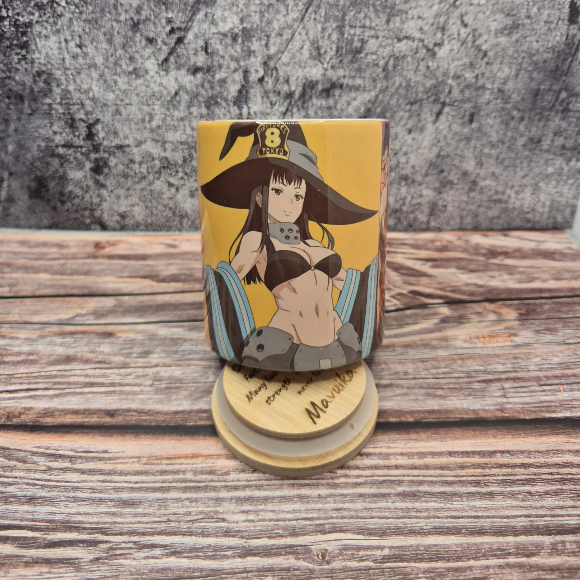 Maki Oze Mug – 11oz Anime Cup from Fire Force