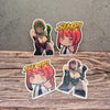 Makima Sticker Pack (2 Designs) – Chainsaw Man Matte Waterproof Vinyl