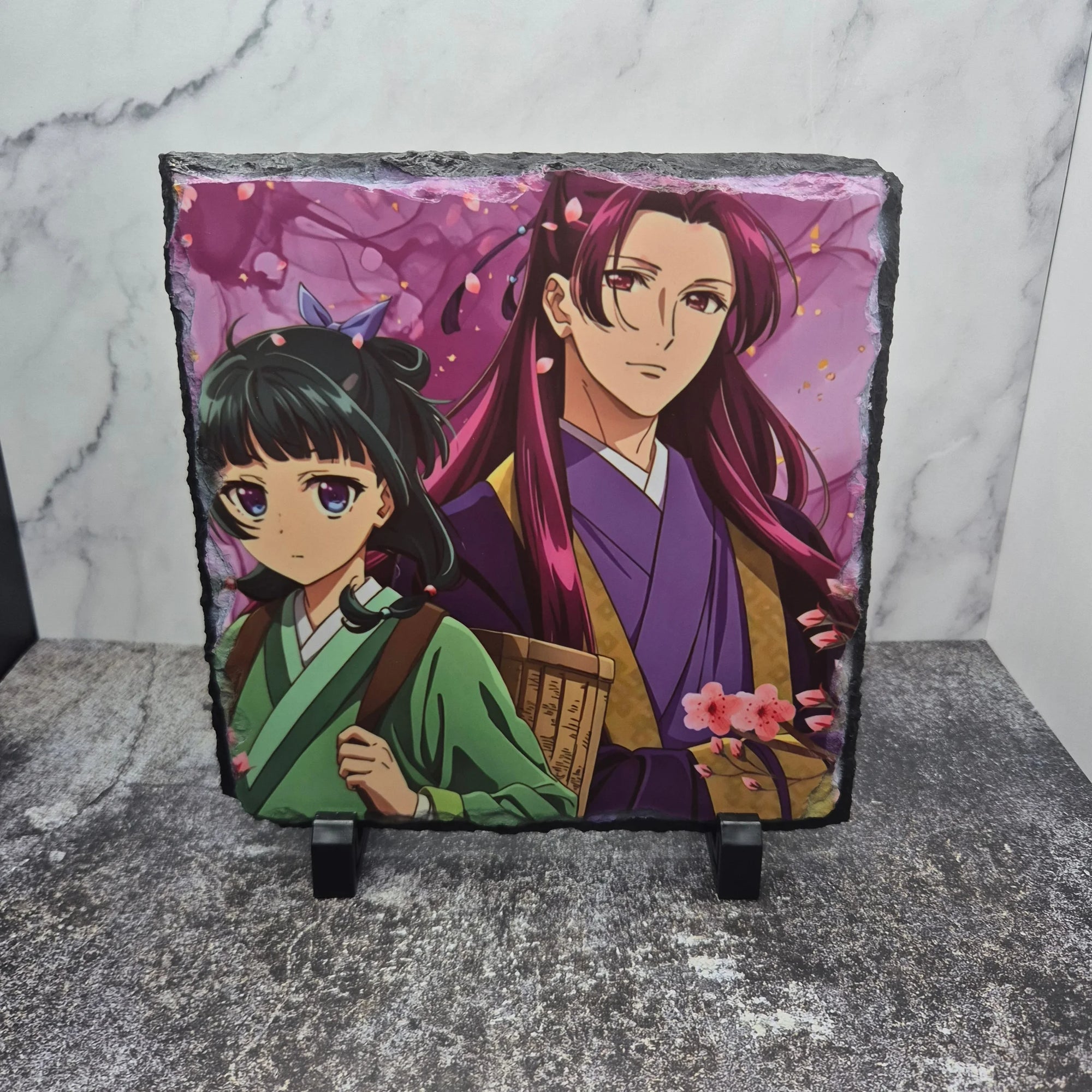 Maomao Jinshi Photo Slate Romantic Couple Matte Anime Art Engraving Purrfection Maomao Jinshi Photo Slate Romantic Couple Matte Anime Art Engraving Purrfection
