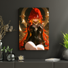 Genshin Impact - Mavuika Metal Poster | Glossy Finish with Hanging Strips & Metal Stand