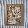 Bakugo Plus Ultra Wooden Wall Art – My Hero Academia Anime 3D Frame
