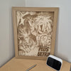 Bakugo Plus Ultra Wooden Wall Art – My Hero Academia Anime 3D Frame
