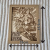 Deku Plus Ultra Wooden Wall Art – My Hero Academia Inspired 3D Frame