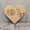 Naruto & Hinata Wooden Coaster – Romantic Ninja Love Design