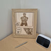 Zoro Nothing Happened Wooden Wall Art – One Piece Anime 3D Frame