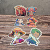 One Piece Sticker Pack – 6 Designs Matte Waterproof Vinyl
