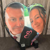 Personalised Photo Slates Heart (15x15cm)