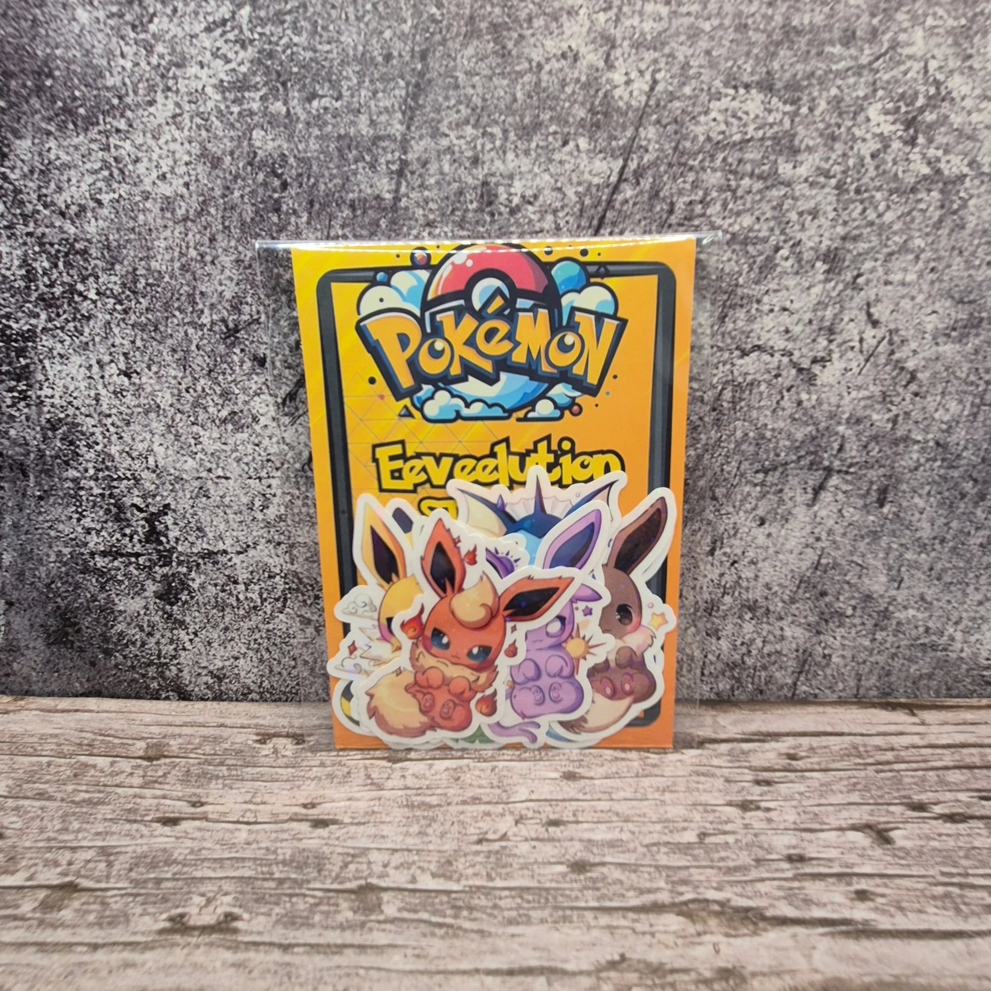Pokémon Eeveelution Sticker Pack – Fan Art – Waterproof Holo 9pcs