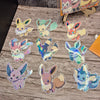 Pokémon Eeveelution Sticker Pack – Fan Art – Waterproof Holo 9pcs (Set 2)