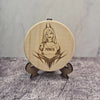 Power Wooden Coaster – Chainsaw Man Fan Art Design