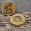 Charmander with Umbrella Bamboo Magnet Bottle Opener – Cute Fan Art Gift