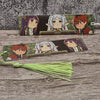 Frieren Bookmark – Chibi Trio – Glossy Double-Sided Anime Comedy Scene