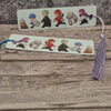 Frieren Bookmark – Chibi Party Run – Glossy Double-Sided Anime Scene