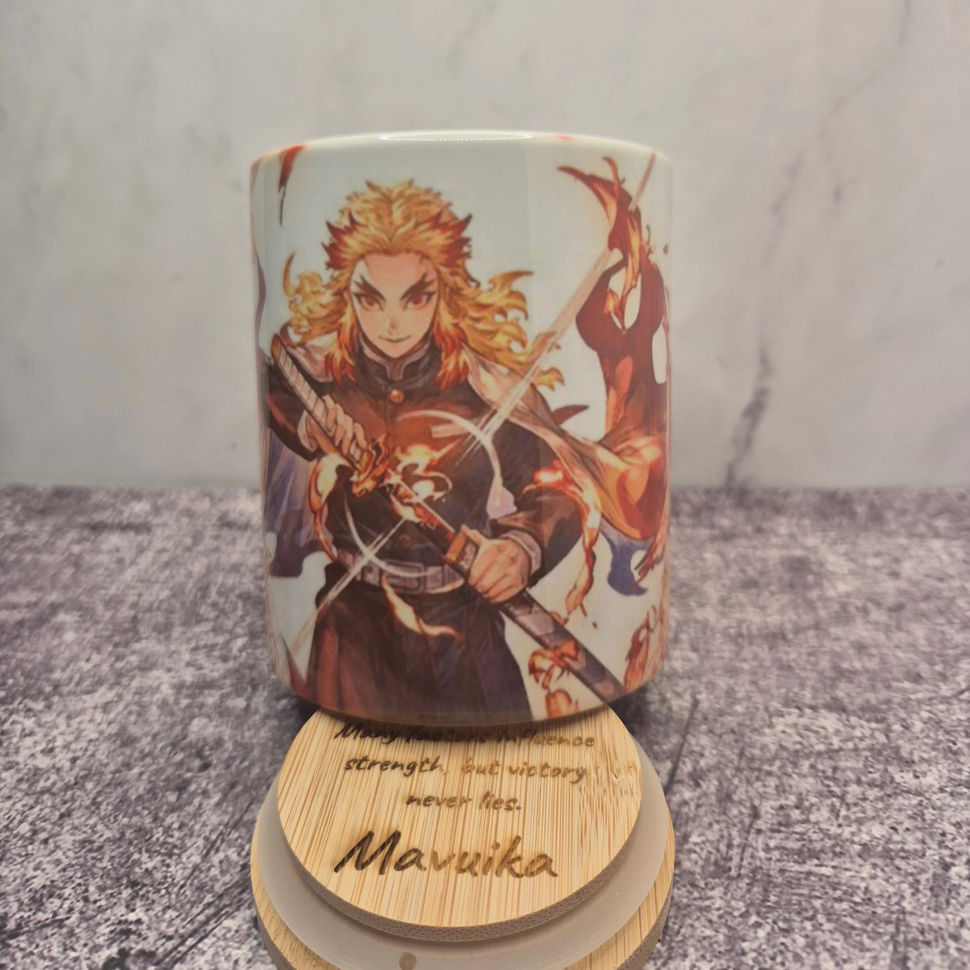 Rengoku Mug – Demon Slayer – 11oz Anime Coffee Cup