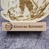 Rengoku Wooden Stand – Demon Slayer – Hand-Finished Anime Display