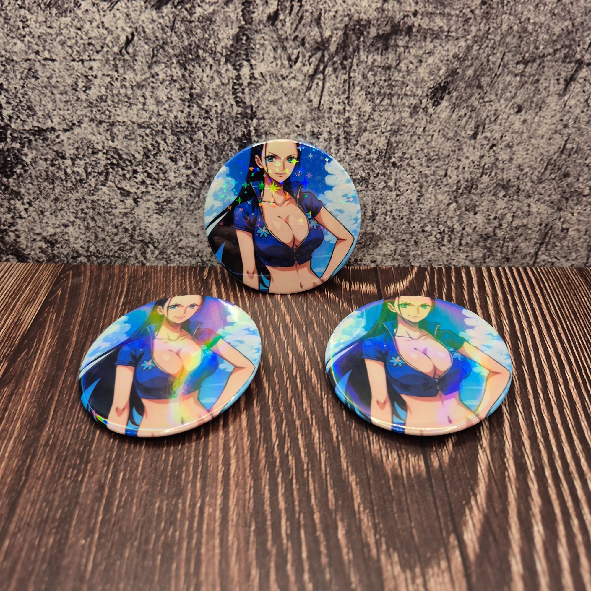 Nico Robin Badge | One Piece Anime Fan Art Pin