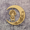Wooden Magnet – Sailor Mercury Ami Inspired Fan Art | Magical Girl Gift