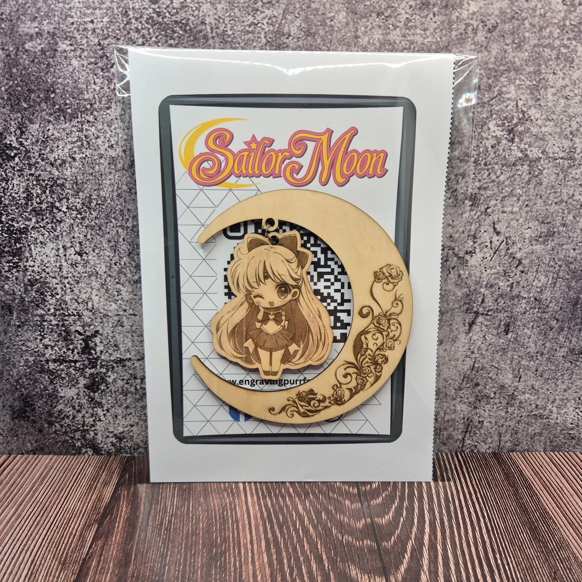 Wooden Magnet – Sailor Venus Minako Inspired Fan Art | Magical Girl Gift