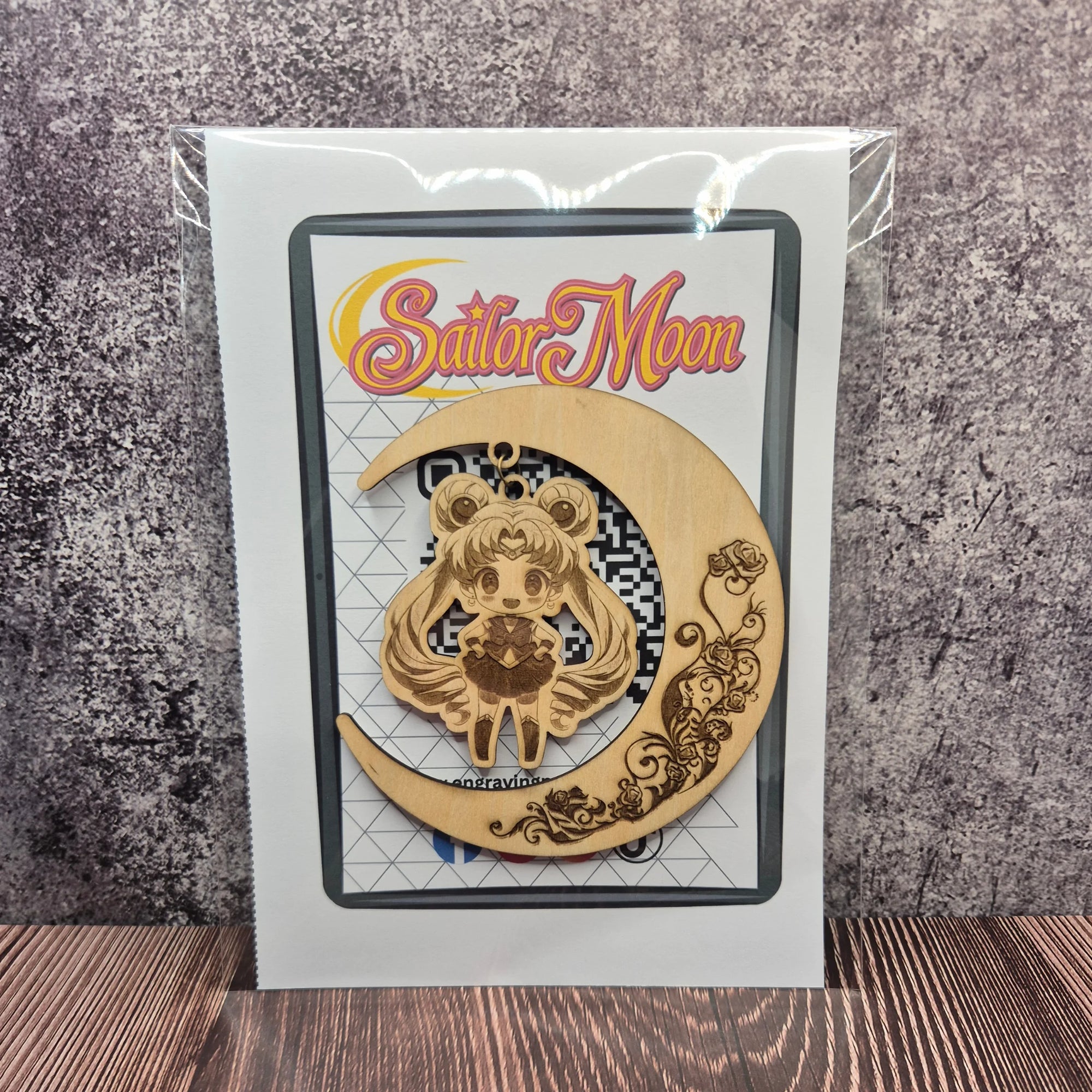 Wooden Magnet – Sailor Moon Usagi Inspired Fan Art | Magical Girl Gift
