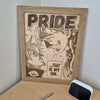 Escanor vs Estarossa Wooden Wall Art – Seven Deadly Sins Pride 3D Frame