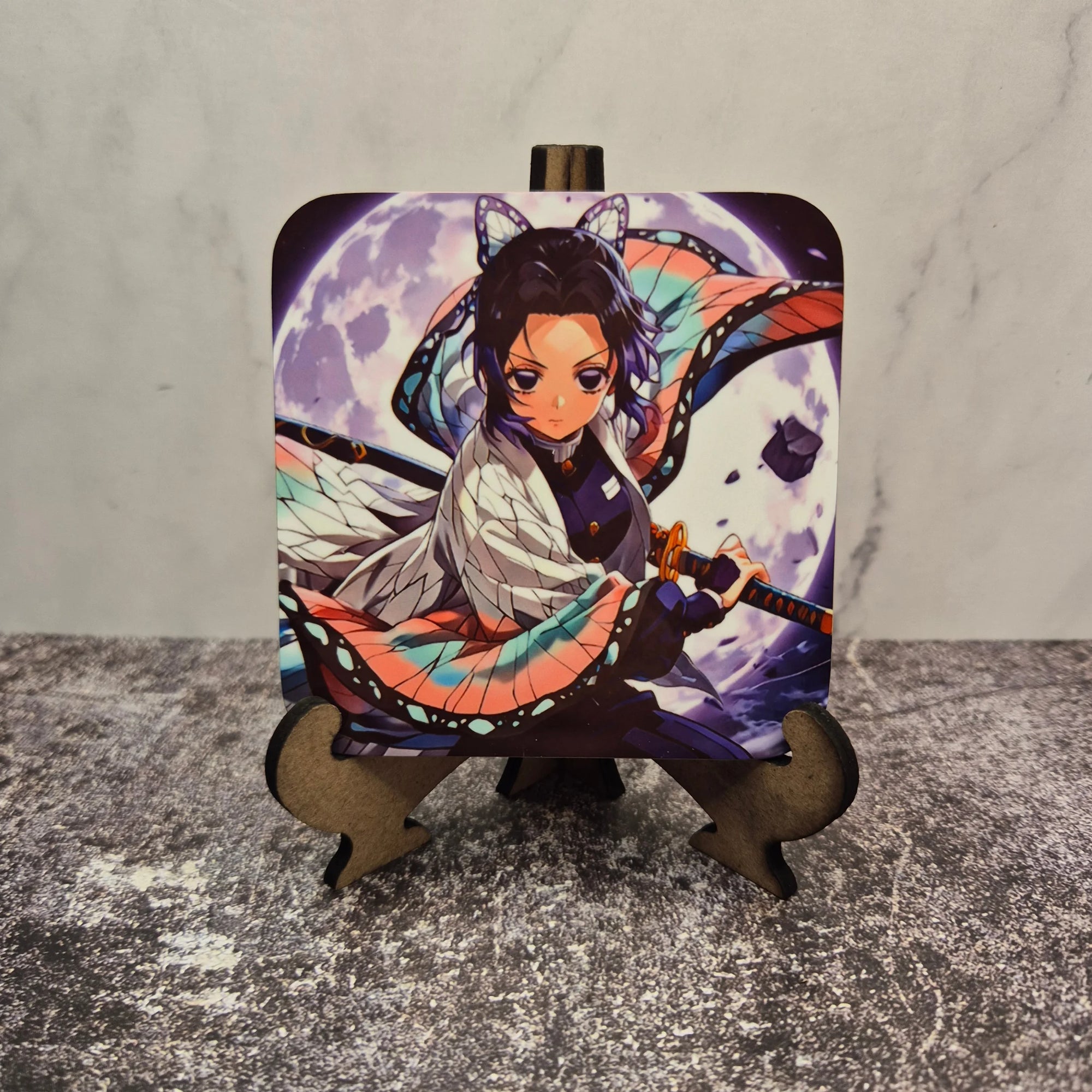 Shinobu Coaster – Demon Slayer – Sublimation Glossy Anime