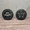 Mother's Day Slate Coaster Set (Round)