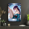 Solo Leveling – Esil Radiru Metal Poster | Glossy Finish with Hanging Strips & Metal Stand