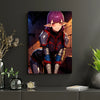 Solo Leveling – Esil Radiru Metal Poster | Glossy Finish with Hanging Strips & Metal Stand