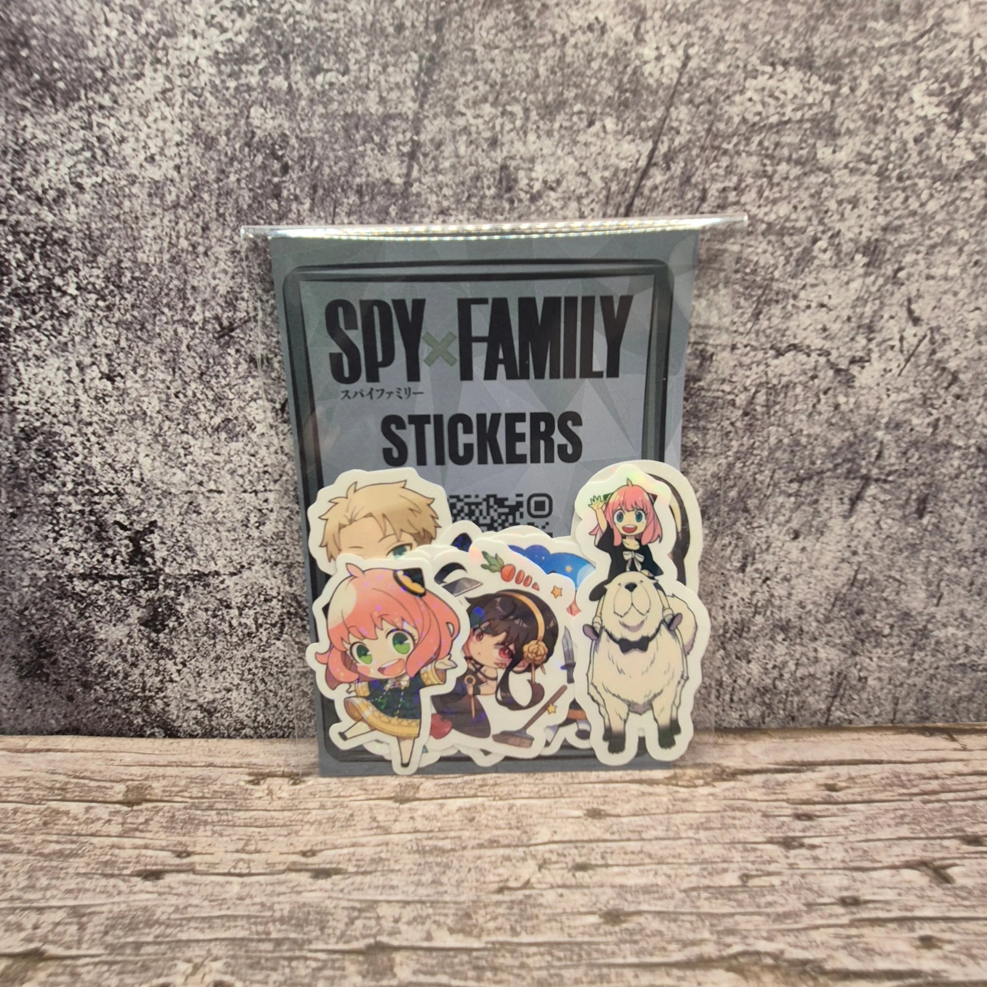 Spy x Family Sticker Pack – Anime – Waterproof Holographic 8pcs