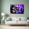 Solo Leveling – Sung Jinwoo Metal Poster | Glossy Finish with Hanging Strips & Metal Stand