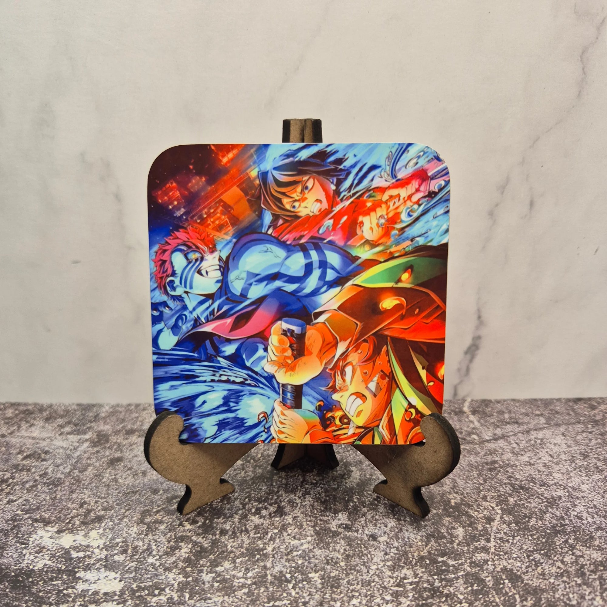 Tanjiro & Giyu vs Akaza Coaster – Demon Slayer Infinity Castle