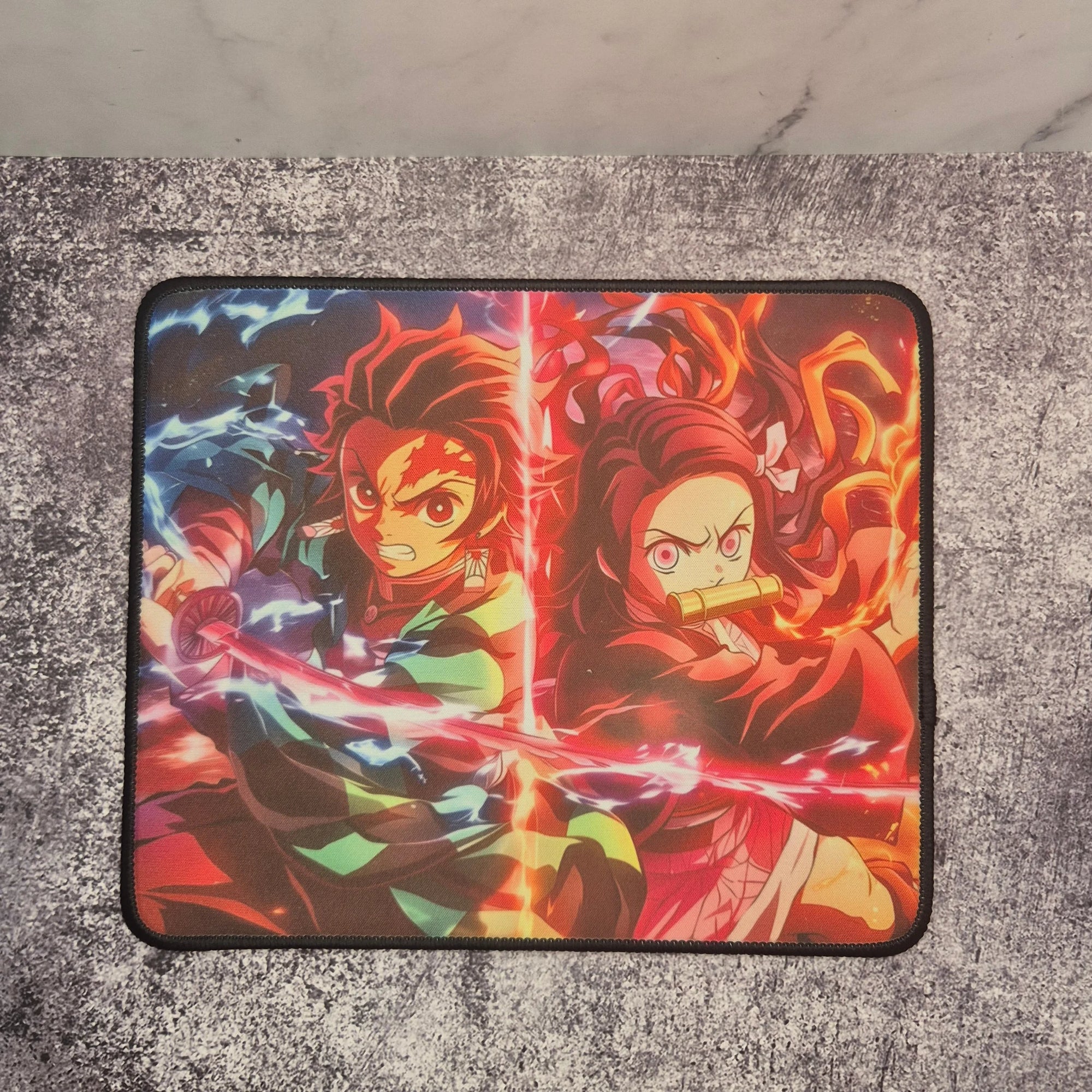 Tanjiro & Nezuko Mouse Pad – Demon Slayer – Anime Desk Mat
