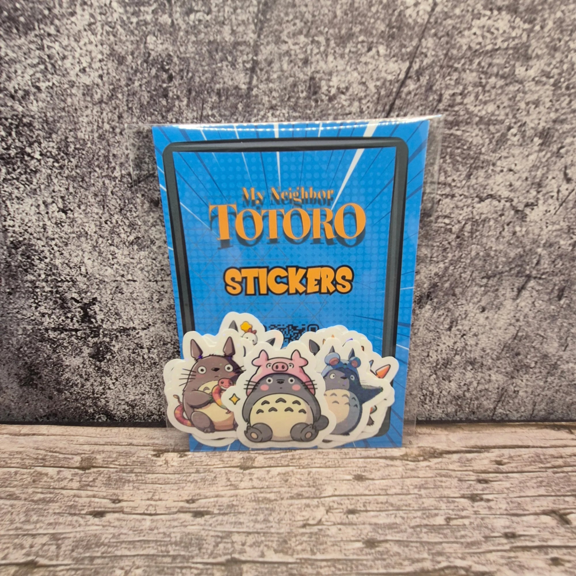 Totoro Sticker Pack – Studio Ghibli – Waterproof – Holographic 12pcs