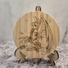 Sailor Moon Wooden Coaster – Usagi Tsukino Fan Art