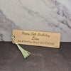 Wooden Bookmark, First Pack with Custom Back