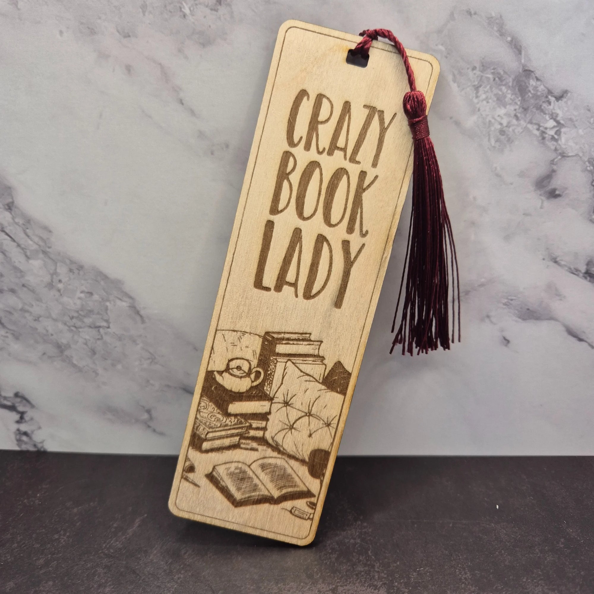 Wooden Bookmark, First Pack with Custom Back