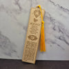Wooden Bookmarks, Zodiac Signs with Custom Back