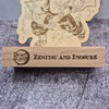 Zenitsu & Inosuke Wooden Stand – Demon Slayer – Hand-Finished Anime Display
