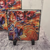 Zenitsu vs Kaigaku Photo Slate – Demon Slayer – Anime Stone Display